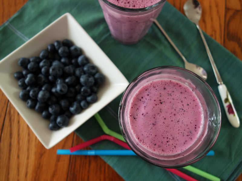 Blueberry Kefir Smoothie | Curious Nut