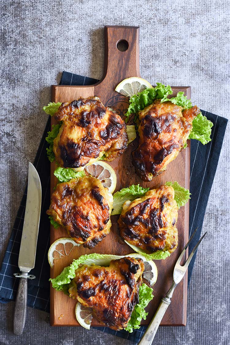 Ayam Percik, a Malaysian grilled or roasted chicken