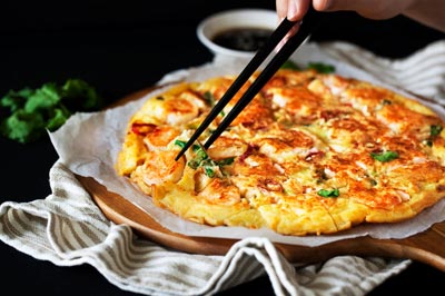 Korean Shrimp Pancake