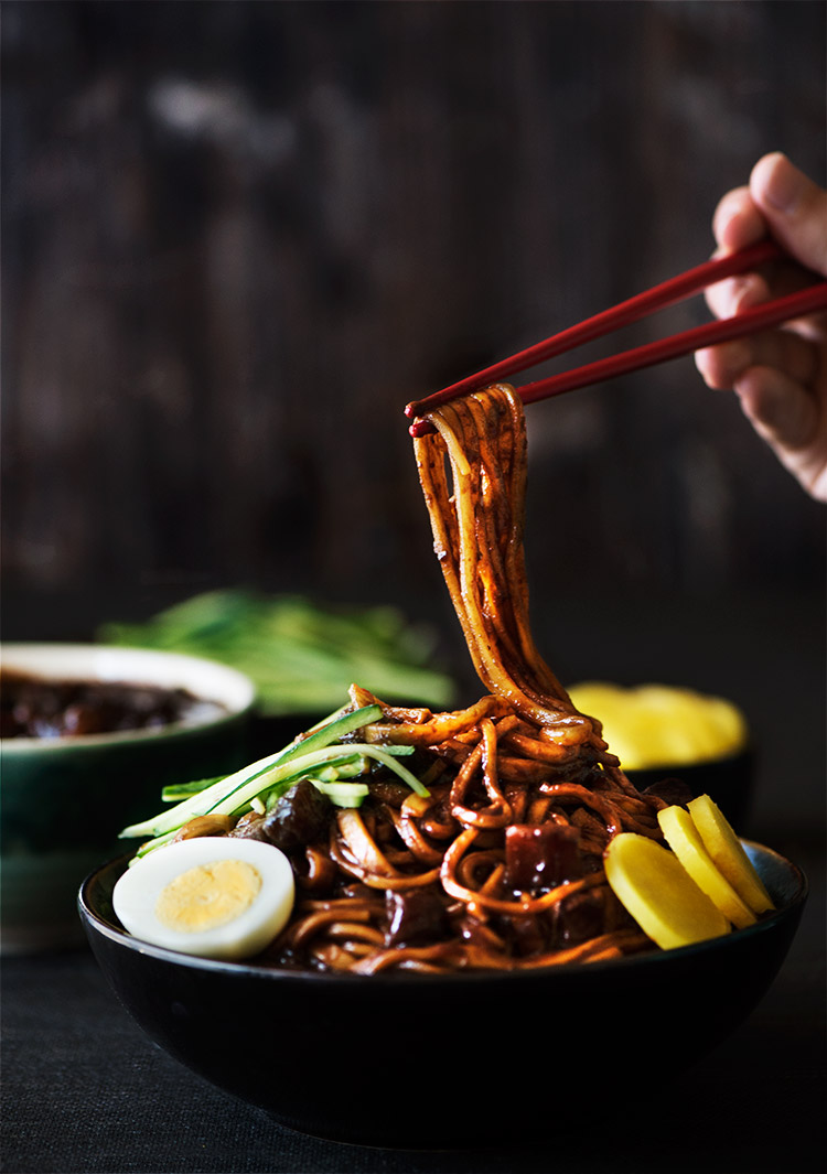 Korean Black Bean Noodles Curious Nut