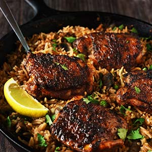 One Pan Spanish Chicken