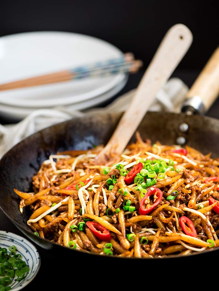 Malaysian's favorite street noodles on the table in less than 15 minutes. Easy, smoky & delicious.