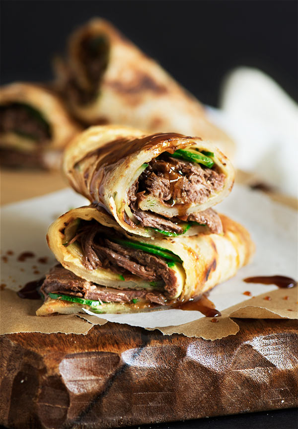 Taiwan Beef Stuffed Scallion Pancake