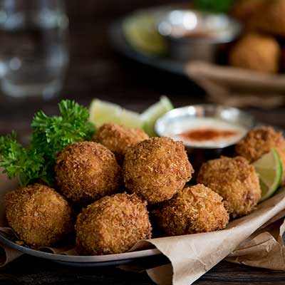 Spicy Pumpkin Potato Croquettes