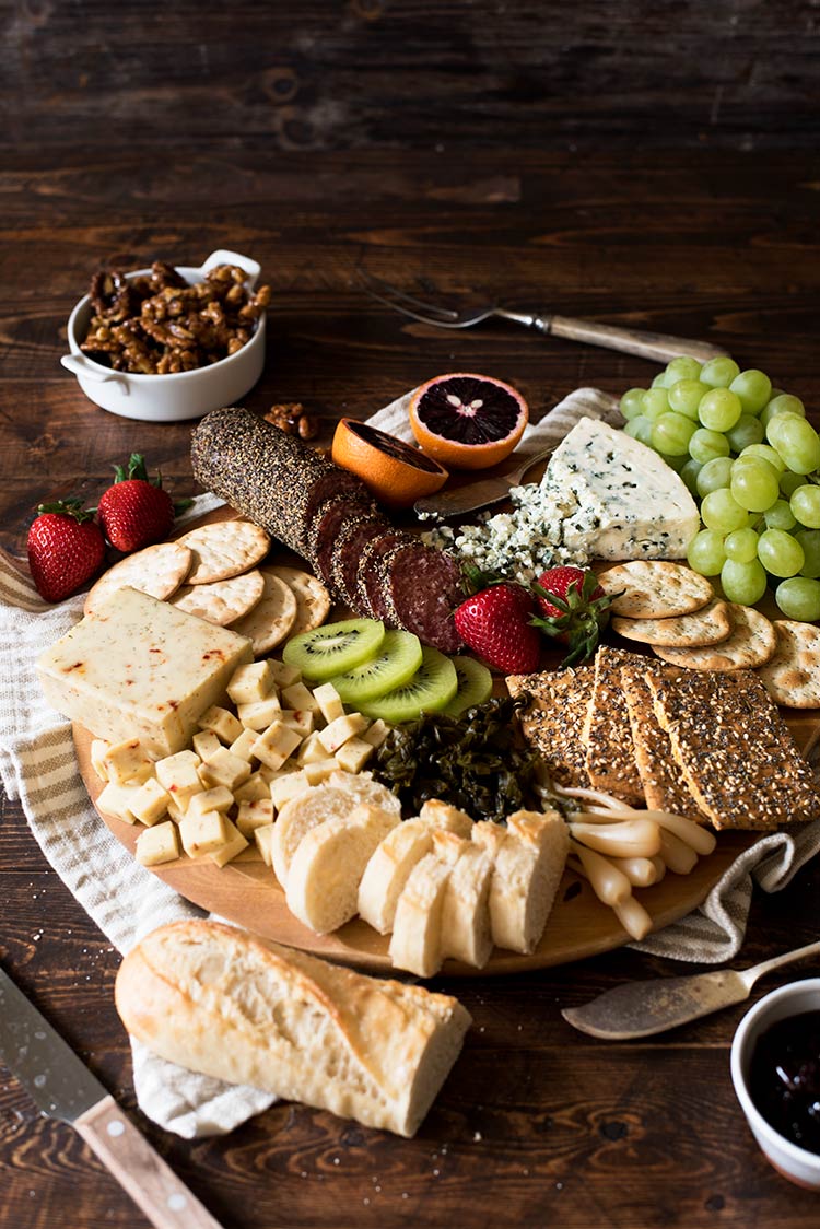 Maple Candied Walnuts & A Spring Inspired Cheese Board