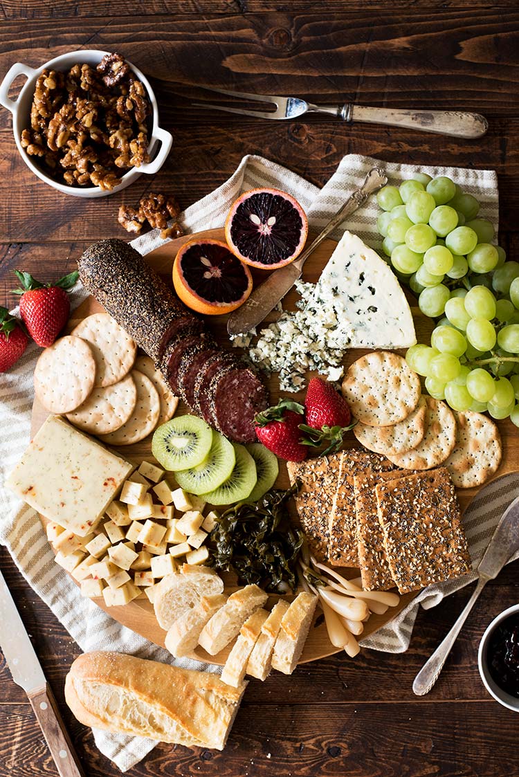 Maple Candied Walnuts & A Spring Inspired Cheese Board