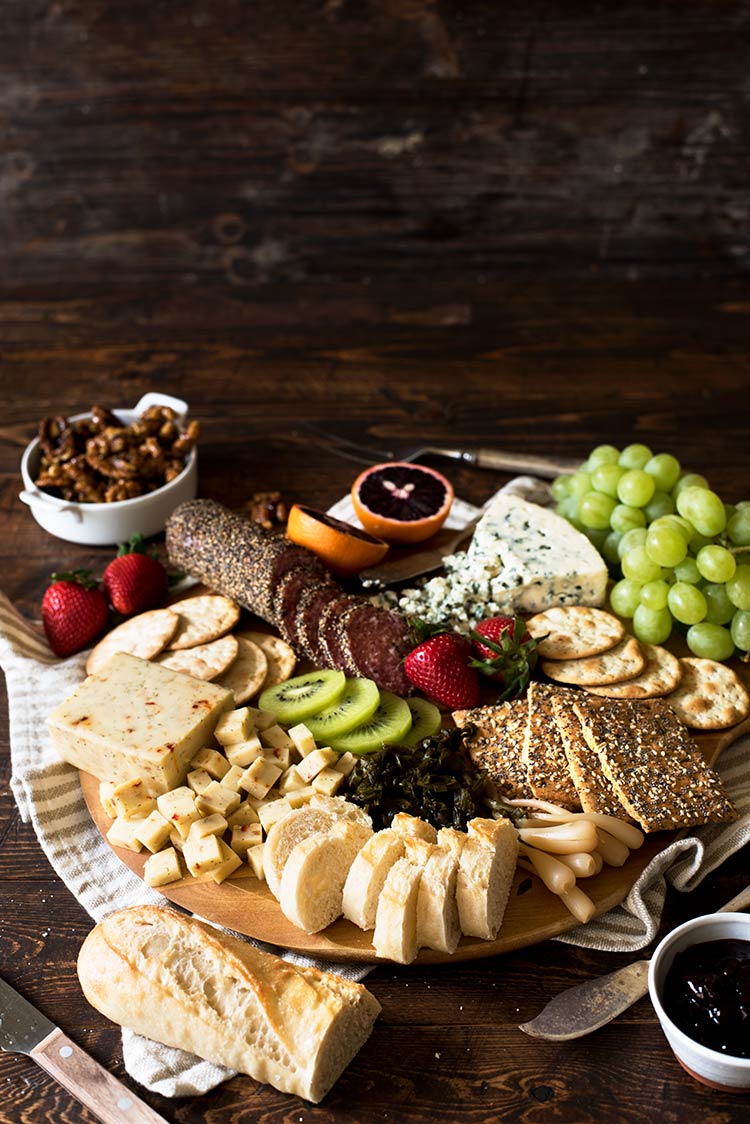 Maple Candied Walnuts & A Spring Inspired Cheese Board