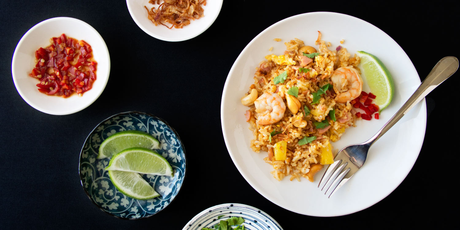 Thai Pineapple Fried Rice | Curious Nut